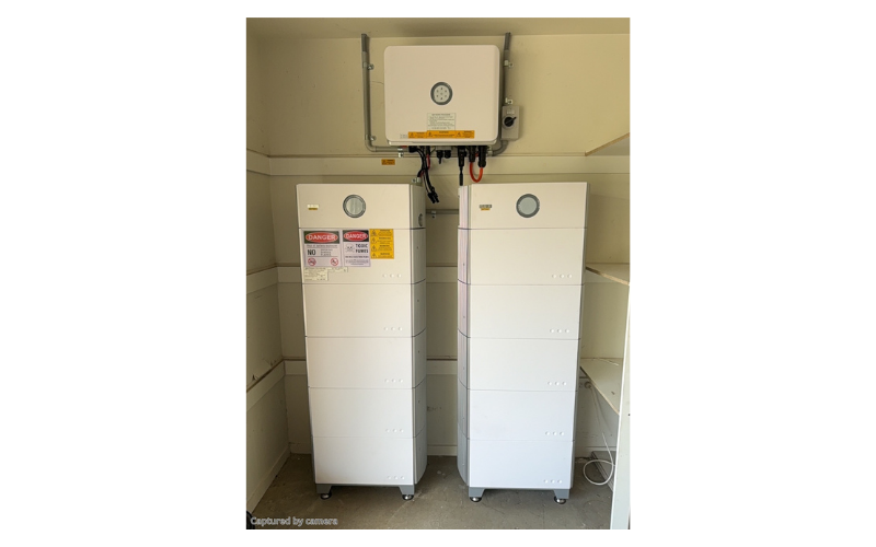 SAJ Battery and inverter installed in Brisbane Home